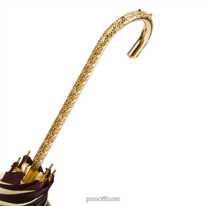 مظلة | 184 سيرج-17 يو2 - مظلة سواروفسكي بورجوندي، قماش مزدوج PASOTTI Z446V552